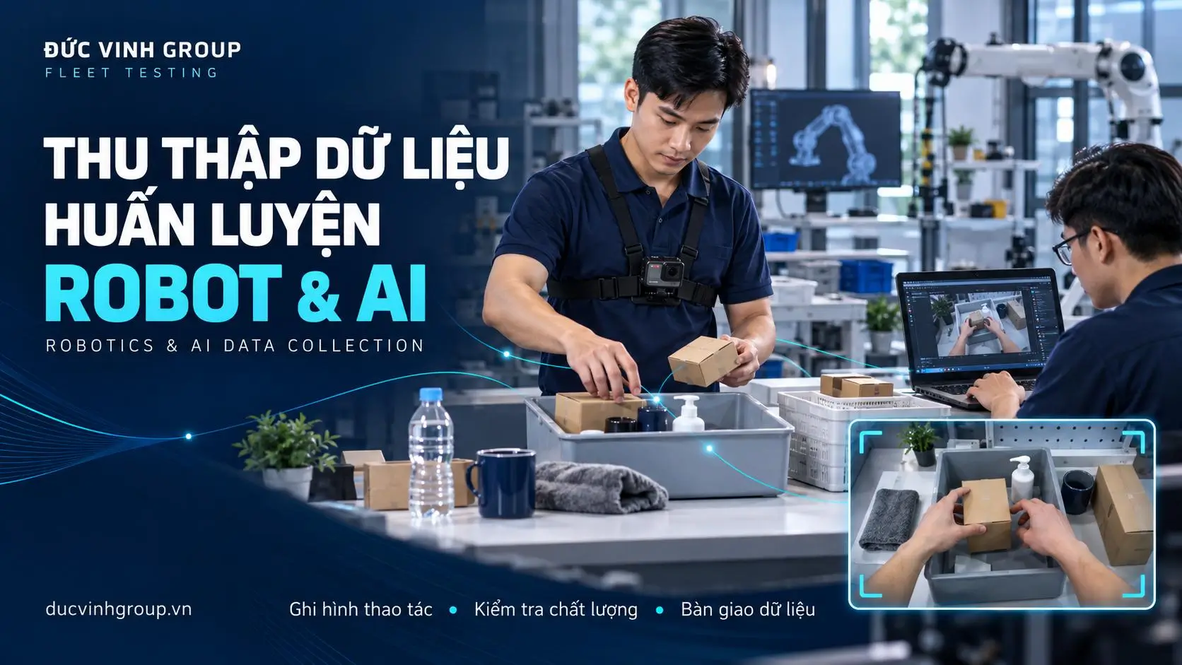 Thu Thập Dữ Liệu Huấn Luyện Robot & AI